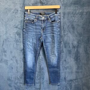 Banana Republic Sculpt Skinny Dark Blue‎ Denim Size 28
